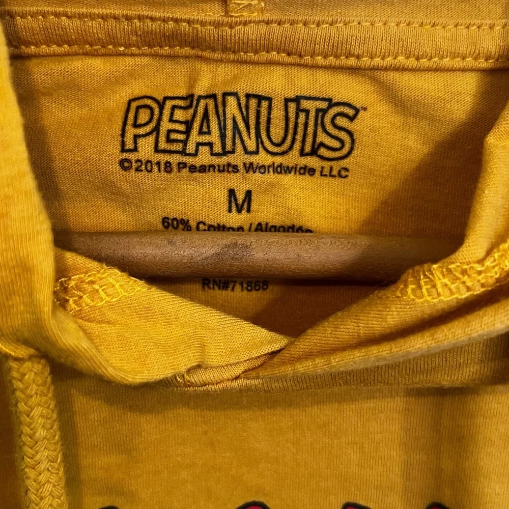 Peanuts Mustard Yellow Hoodie